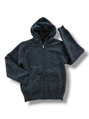 GIOBERTI Boys' Long Sleeve Full Zip Cardigan Sweater with Sherpa Lining